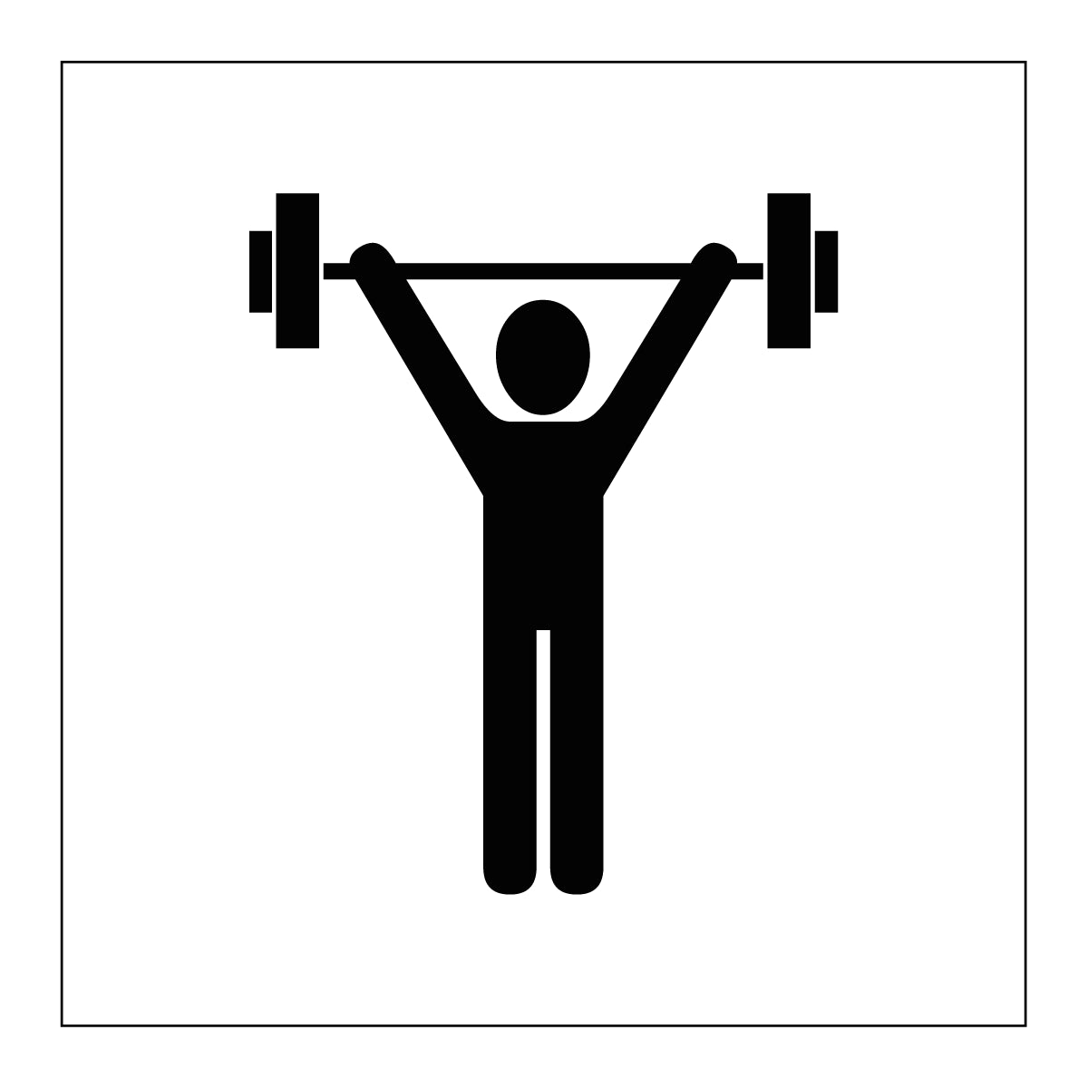 Symbol sign "Gym"