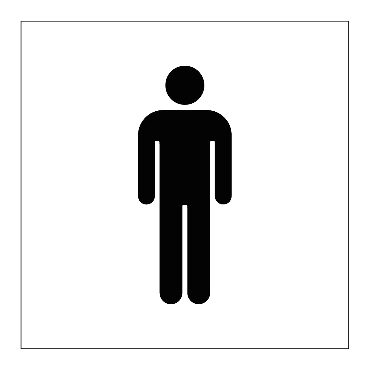 Symbol sign "Gentlemen"