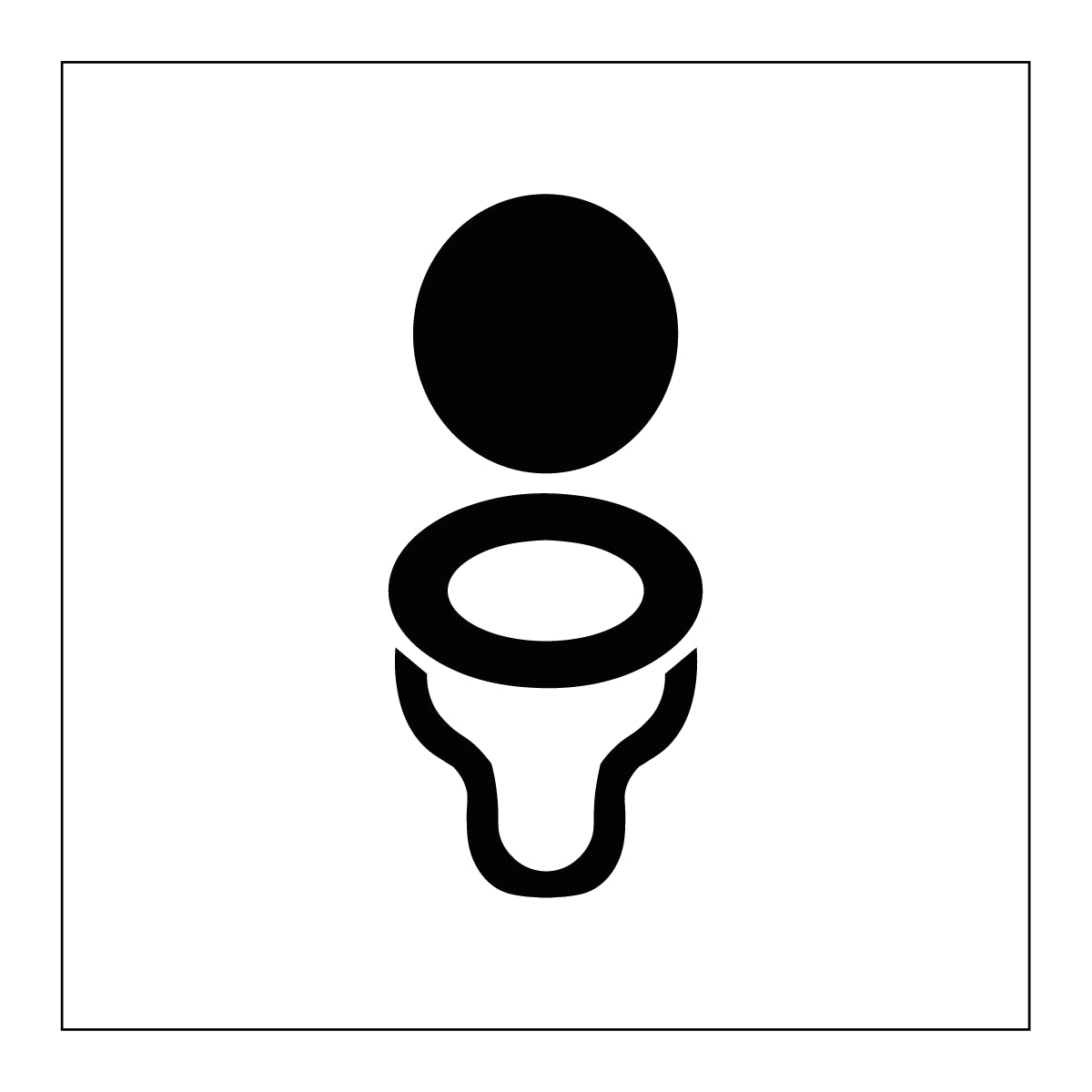 Symbol sign "WC"