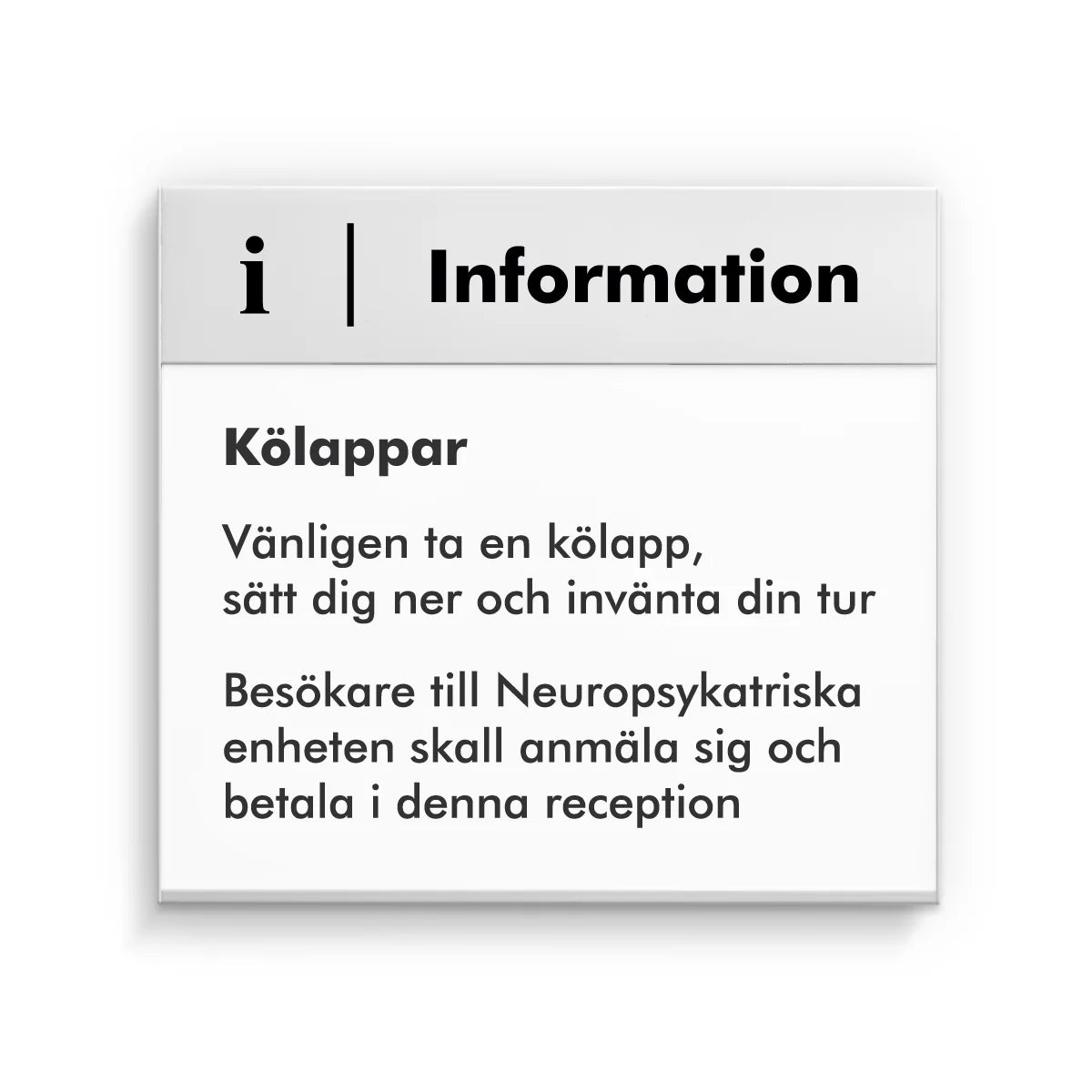 Informationsskyltar