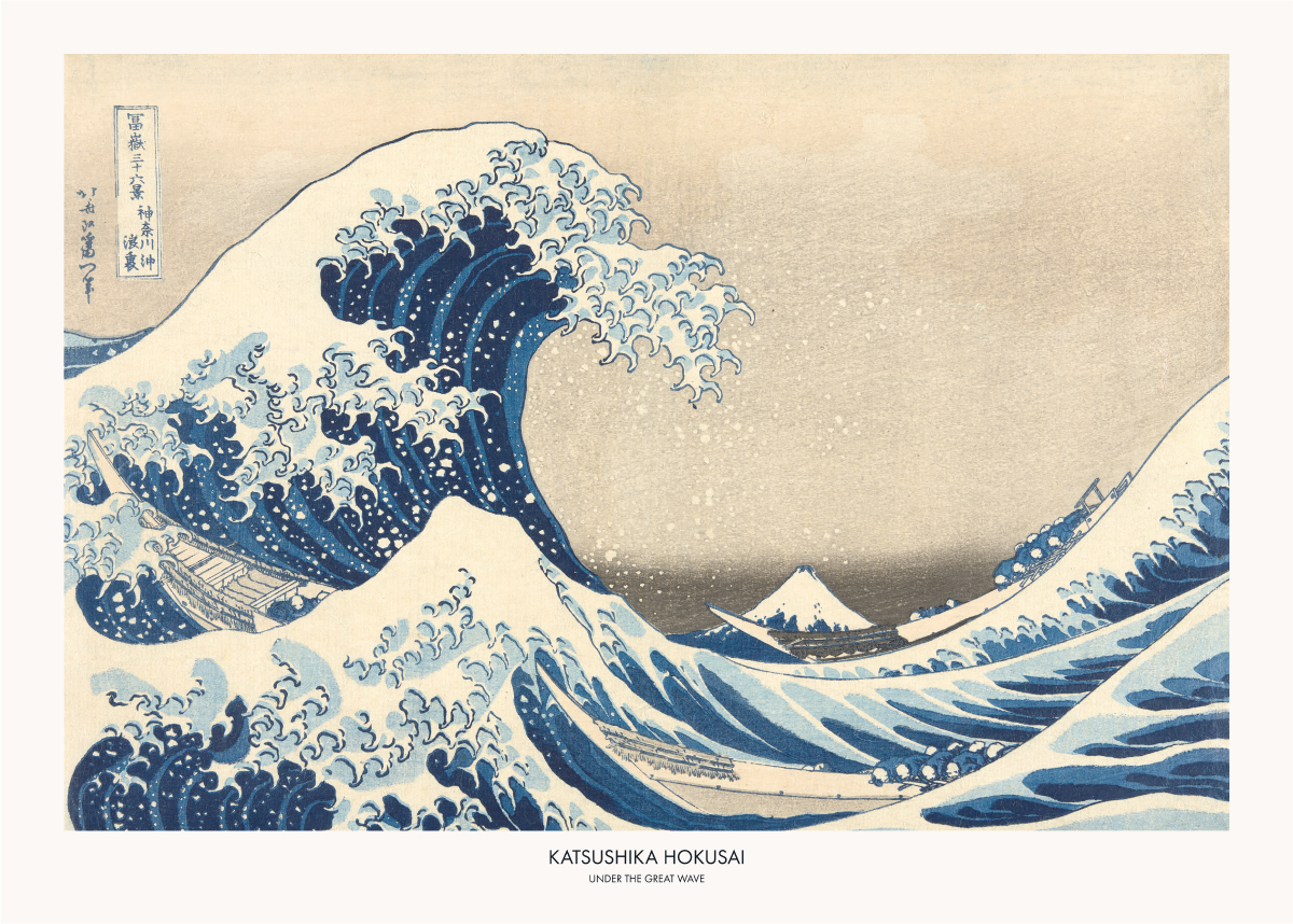 Poster "Under The Great Wave"