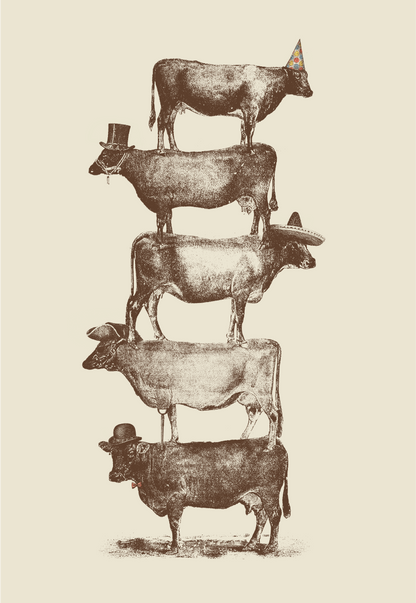 Poster "Cow Cow Nuts"