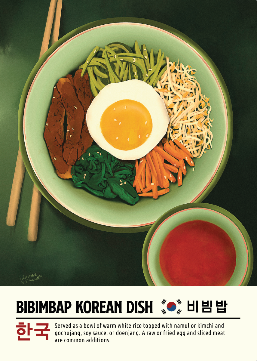 Poster "Bibimbap"