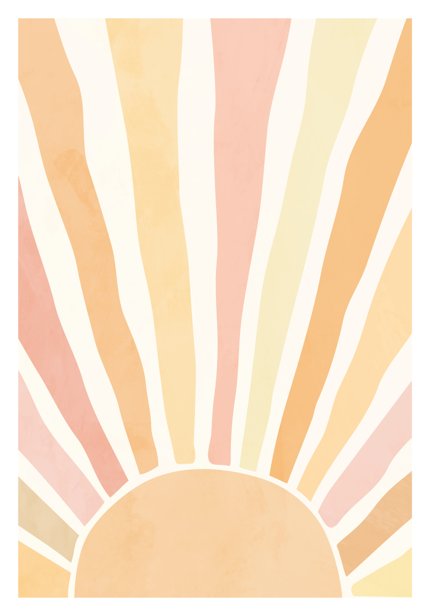 Poster "Boho sunrise"