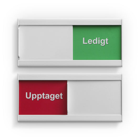 Ledigt-Upptaget Skylt