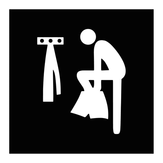 Symbol sign "Change of clothes"