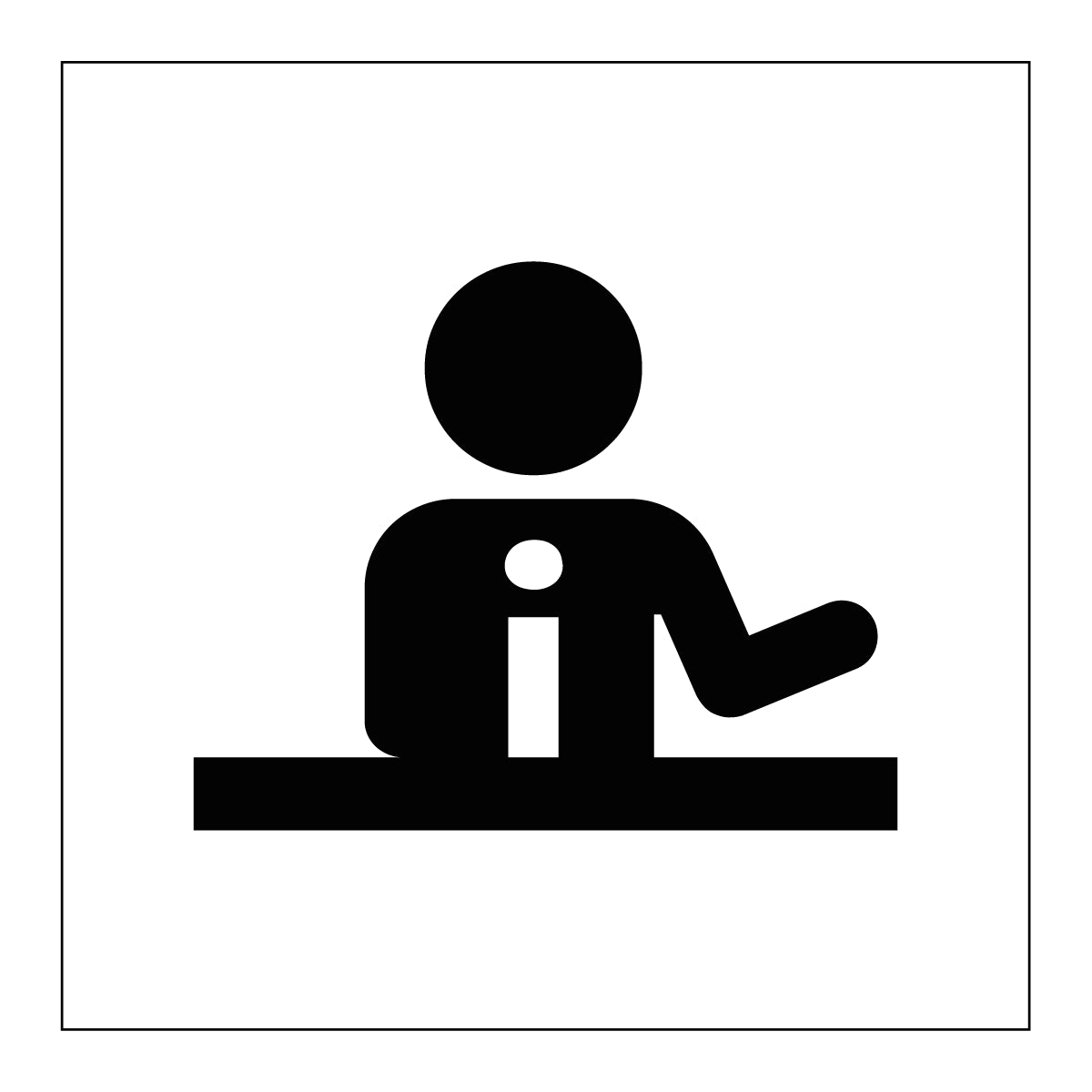 Symbol sign "Reception"