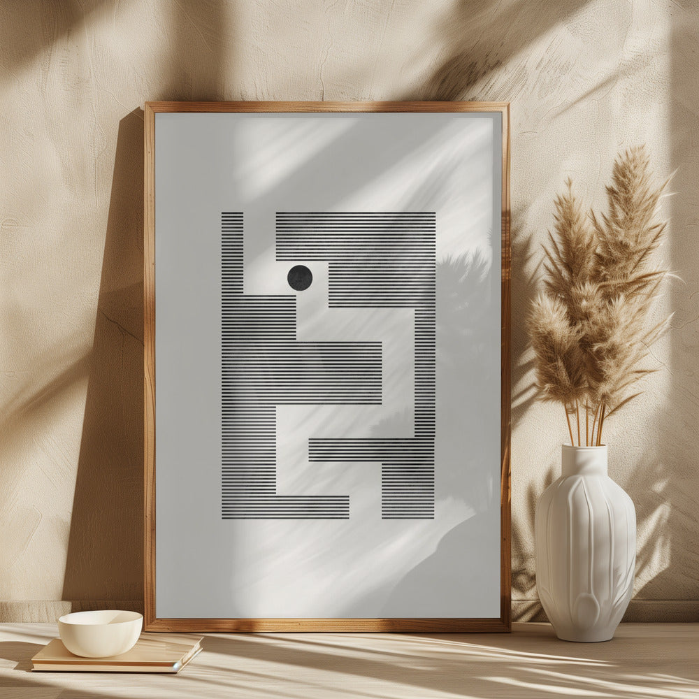 Poster "Minimalist Maze"