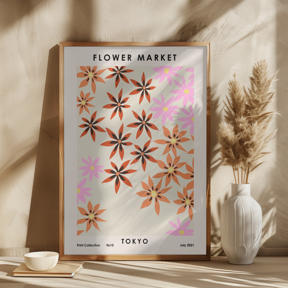 Poster "Flower Market Tokyo"