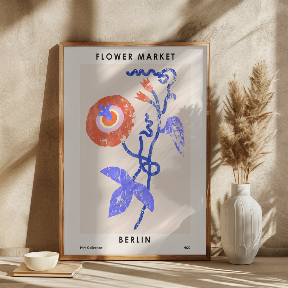 Poster "Flower Market Berlin"