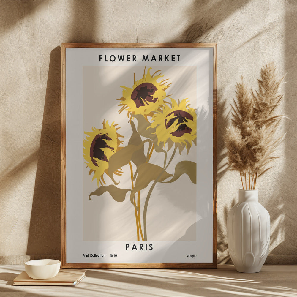 Poster "Flower Market Paris"