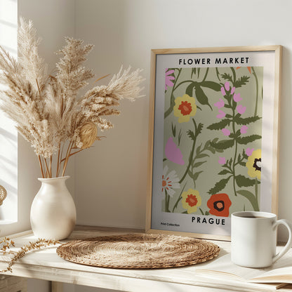 Poster "Flower Market Prague"