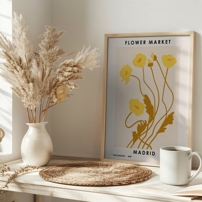 Poster "Flower Market Madrid"