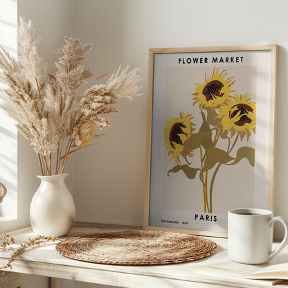 Poster "Flower Market Paris"