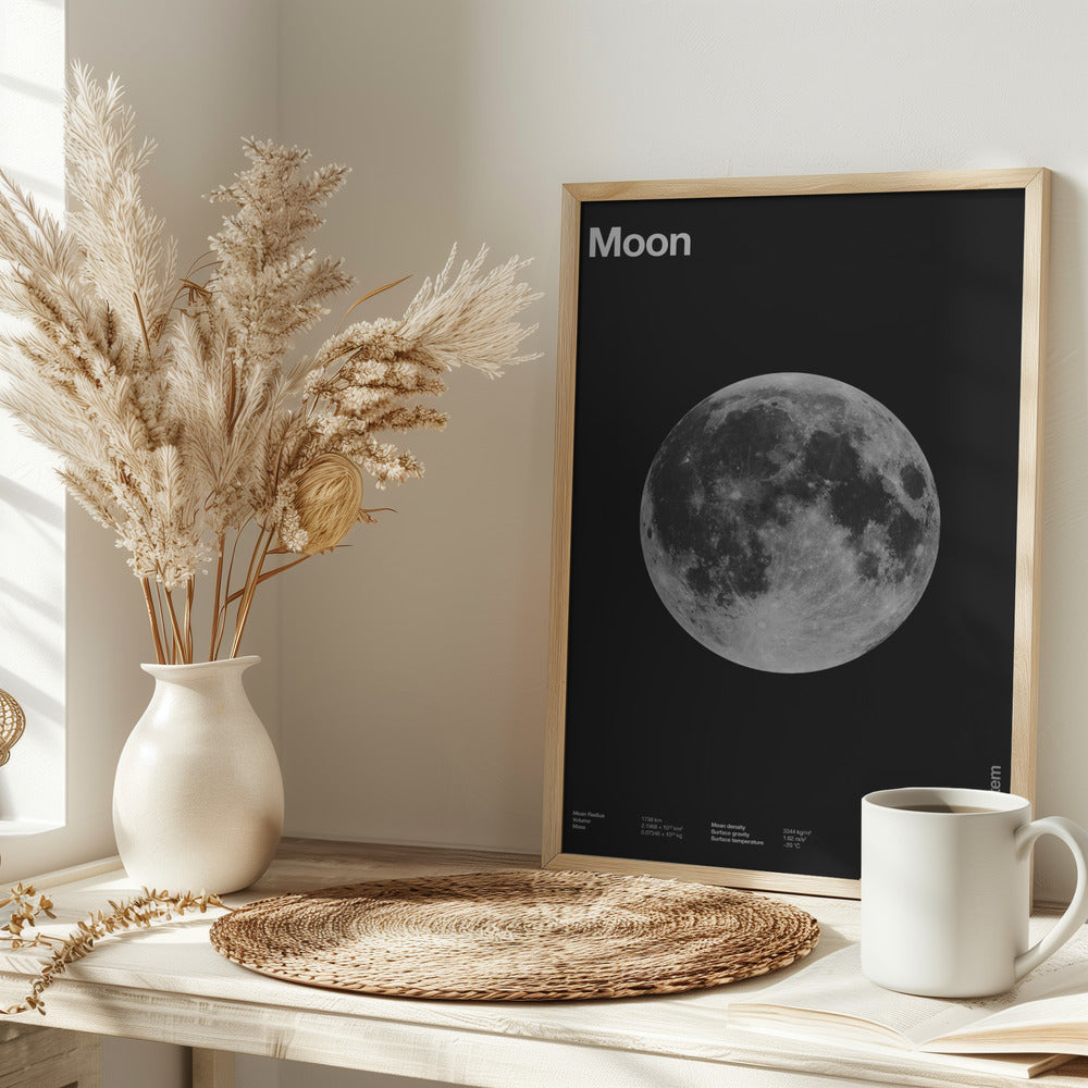 Poster "Solar System Moon"