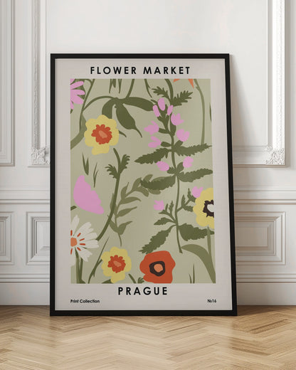 Poster "Flower Market Prague"