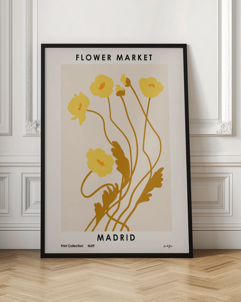 Poster "Flower Market Madrid"