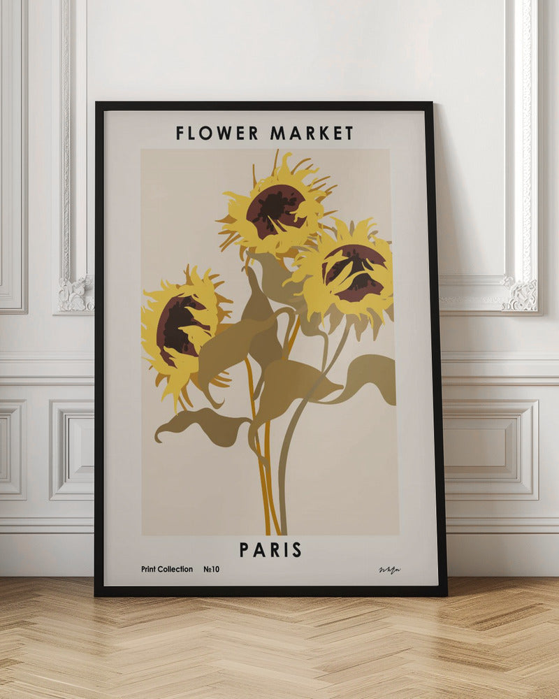 Poster "Flower Market Paris"