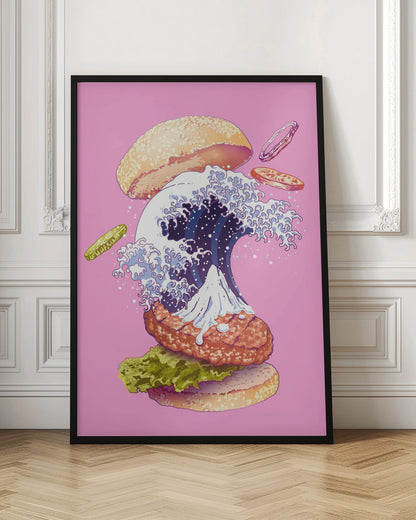 Poster "Kanagawa Burger"