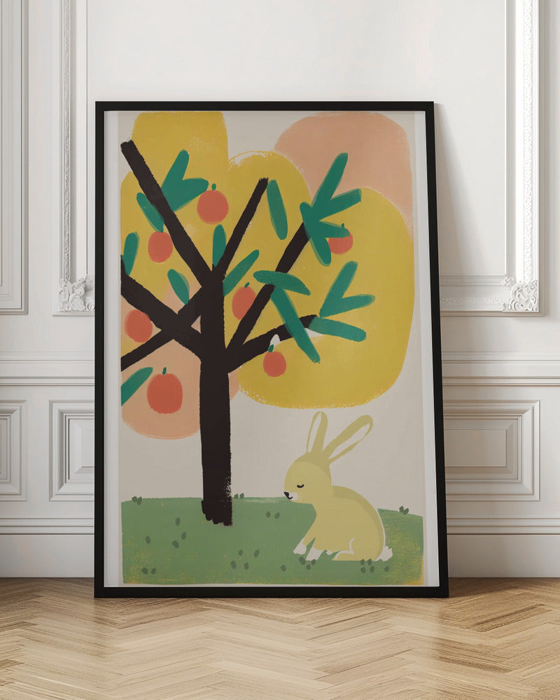 Poster "Bunny Under Apple Tree"